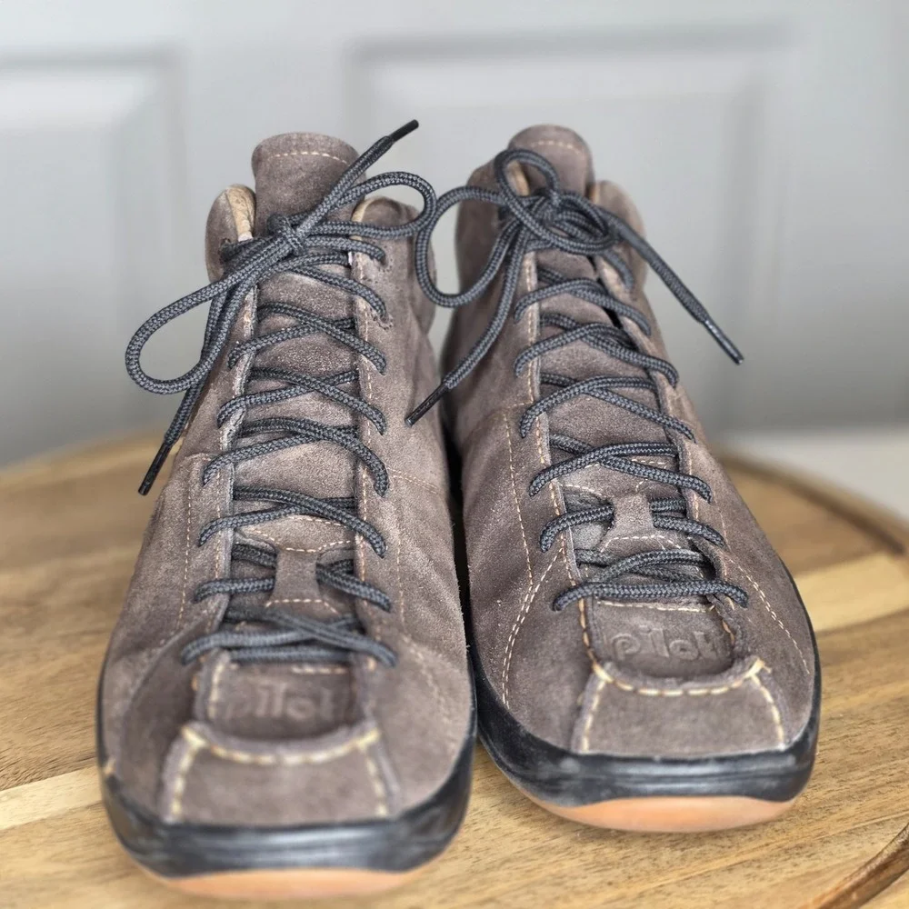 Pilote Prova CL Men Driving Shoes Brown Suede Size 9.5  Enhance Petal Control‎